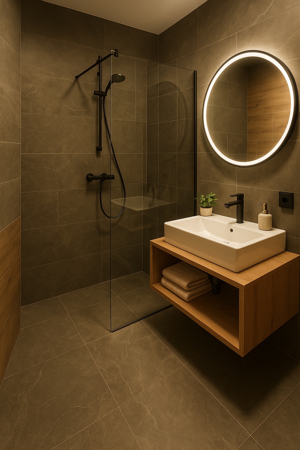Badezimmer im Mountain Home